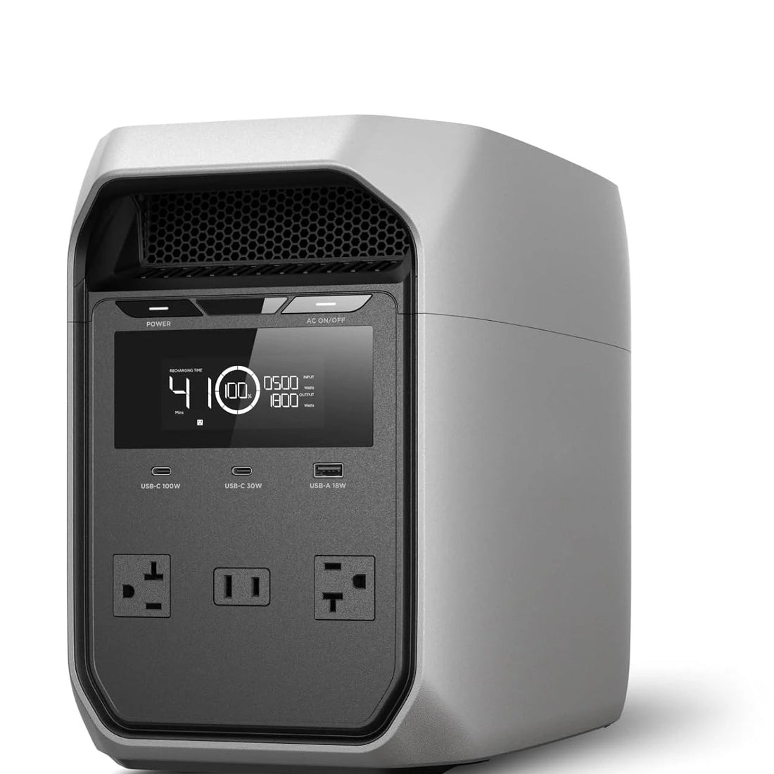 Delta3 Portable Power Station  Classic, 1024Wh LiFePO4 Battery, 1800W AC/100W