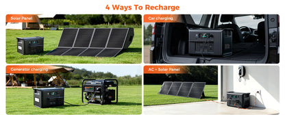 2000 2400W 1600W 500W Portable Mobile Power Station Solar Generator