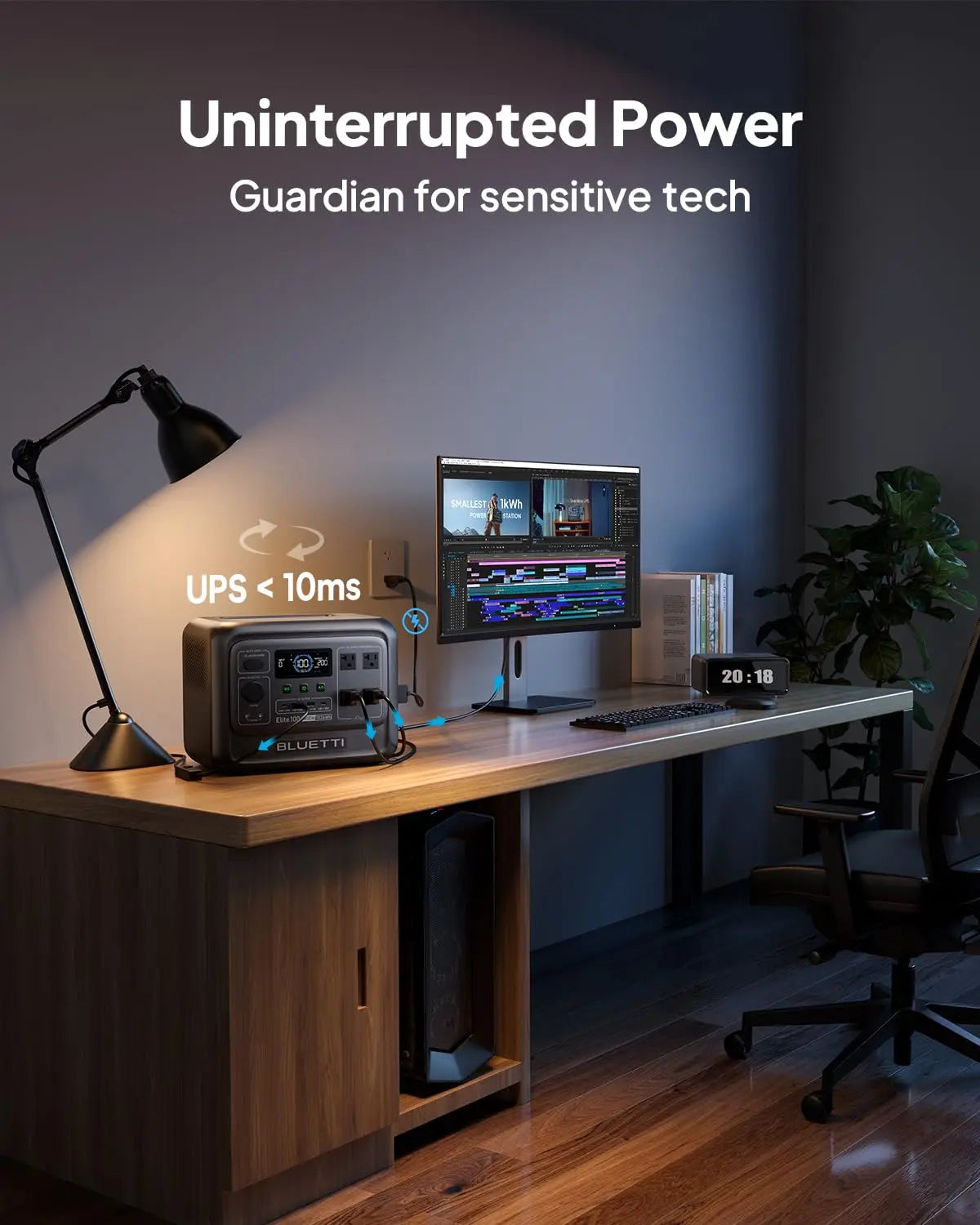 Elite 100 V2 Portable Power Station, 1024Wh LFP Battery Backup