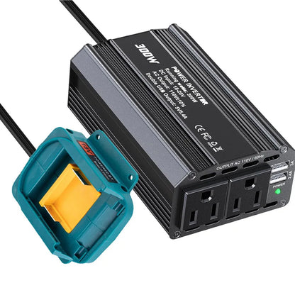 300W Portable Inverter Power Station Compatible for Makita
